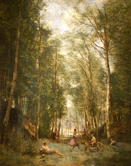 Jean-Baptiste-Camille Corot Souvenir of Marly-le-Roi china oil painting image